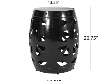 Large Metal End Table