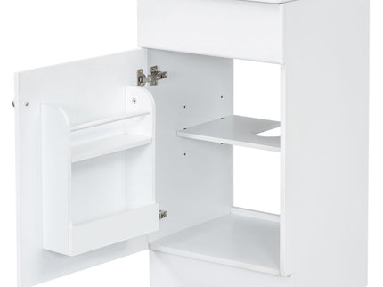 Bathroom Vanity With Sink, Cabinet With Adjustable Shelf