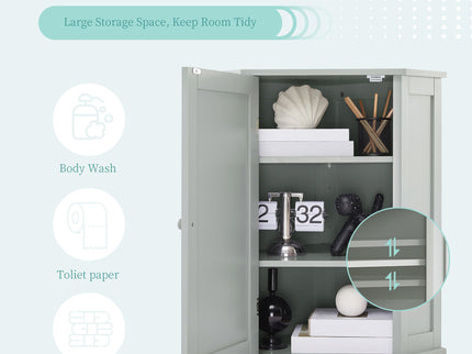 Bathroom Cabinet Triangle Corner Storage Cabinet With Adjustable Shelf Modern Style