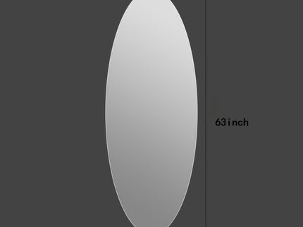Modern Oval Full Length Wall Mirror