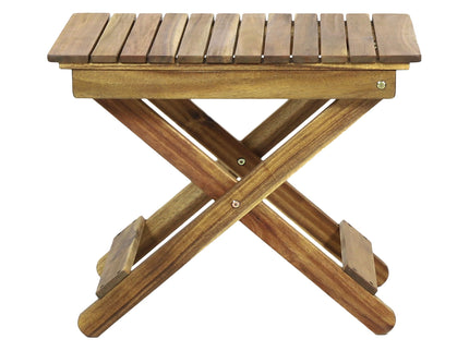 Outdoor Folding Wooden Side Table