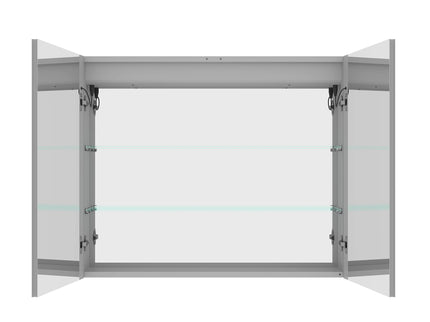 Medicine Cabinet With LED Vanity Mirror, Anti-Fog, Waterproof, Dimmable With Touch Switch