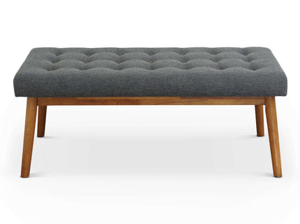 Delilah - Modern Bench - Gray