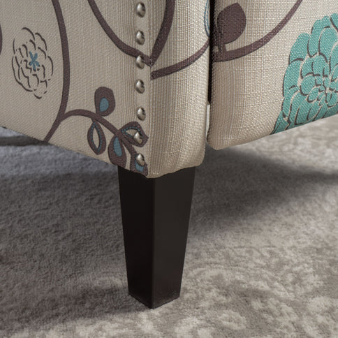 Westeros Wing Back Fabric Upholstered Recliner