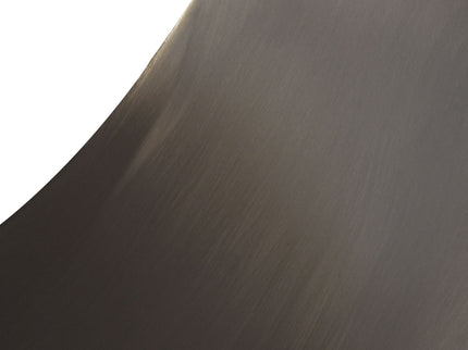 63" Modern Artificial Stone Crescent-Shaped Metal Legs, Can Accommodate 6-8 People - White / Black