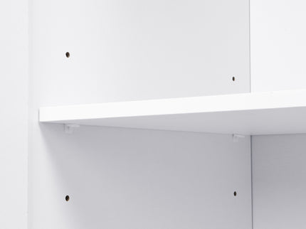 Tall Hall Tree With Shoe Storage, 4 In 1 Entryway Bench With 6 Cabinets, 4 Coat Hooks & Adjustable Shelf For Hallway - White