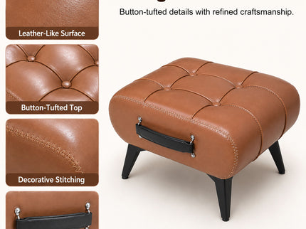 Minimalist Footstool With Hidden Storage