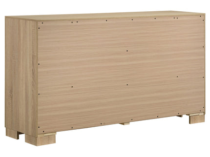Merritt - 6 Drawer Dresser Cabinet - Light Oak