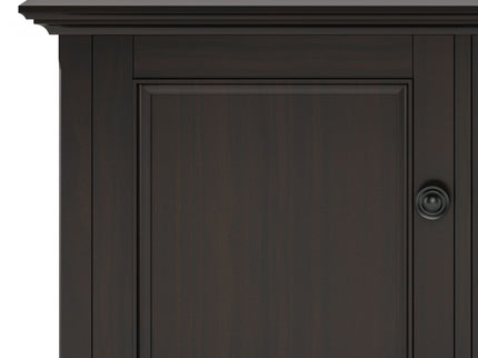 Amherst - Wide 3 Door Storage Cabinet - Hickory Brown