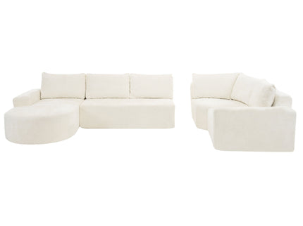 U-Shaped Oversized Modular Cloud Sectional Sofa With Deep Seat For Living Room
