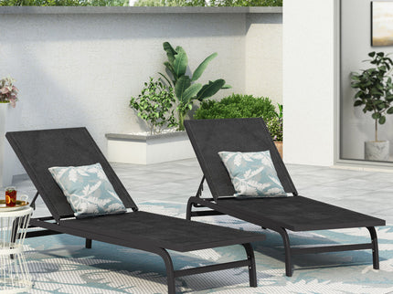 Finn - Contemporary Chaise Lounge For Outdoor Relaxation