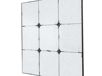 Traditional Decor Style Antique Glass Panel Mirror, Wall Mirror For Bathroom Entryway Console Lean Against Wall