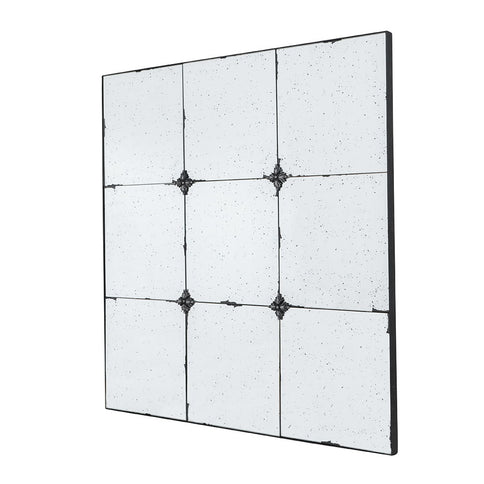 Traditional Decor Style Antique Glass Panel Mirror, Wall Mirror For Bathroom Entryway Console Lean Against Wall