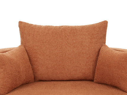 360° Swivel Accent Barrel Chair With 3 Removable Pillows For Living Room