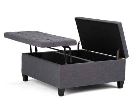 Harrison - Upholstered Coffee Table Storage Ottoman