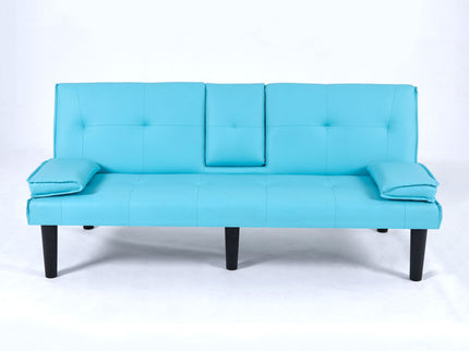 Sofa Bed With Foldable Design And Cup Holder