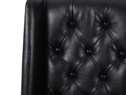 Sophisticated Tufted Dining Chair With High Back Design