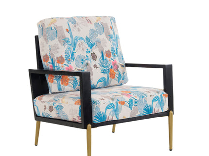 Modern Armchair With Solid Wood Frame