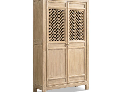 Arden - 2 Door Bookcase Storage Cabinet - Natural