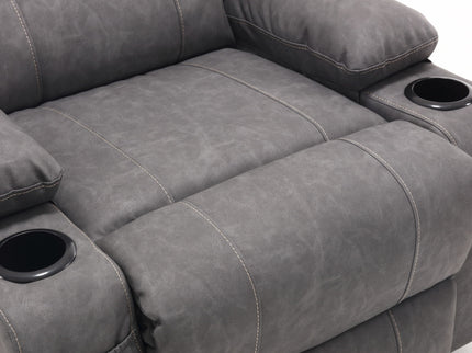 Large Size Electric Power Lift Recliner Chair Sofa With 8 Point Vibration Massage And Lumbar Heat