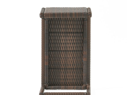 Bucharest - End Table C Shaped Side Table Rattan - Brown