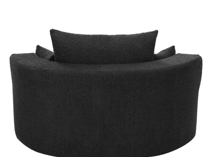 360° Swivel Chair Accent Barrel Chair With Removable Pillows