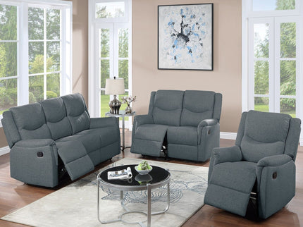 2 Piece Living Room Set With Loveseat And Recliner