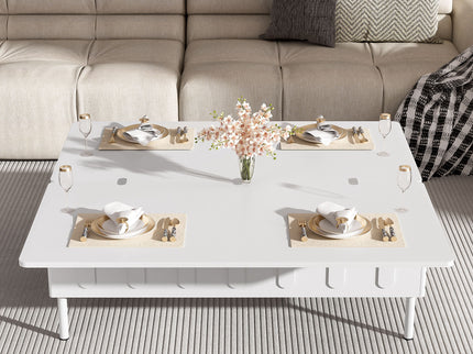 Lift Top Coffee Table With 2 Drawers With Hidden Storage Compartment For Living Room