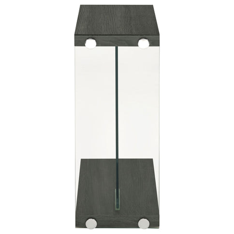 Sampson - C Shaped Side Table - Gray