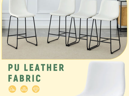 Retro Bar Chairs, Comfortable Stools (Set of 2)