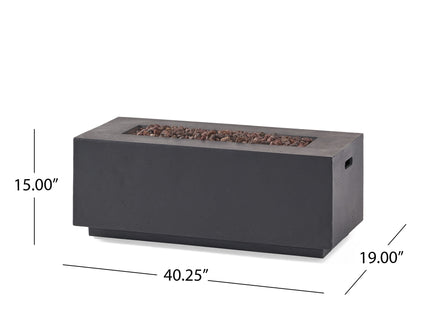 Contemporary Outdoor 40, 000 Btu Propane Fire Pit