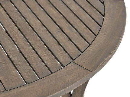 Hermosa - Outdoor Acacia Wood Table Circular Design