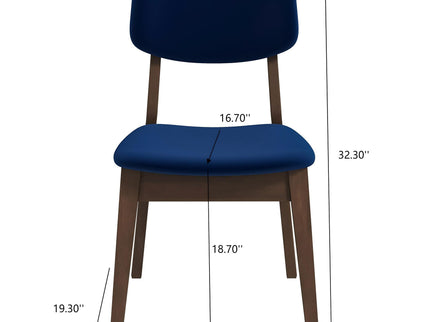 Carlos - Solid Back Side Chair (Set of 2)
