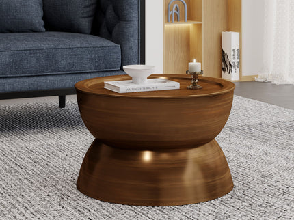 Sparling - Modern Iron Hourglass Coffee Table