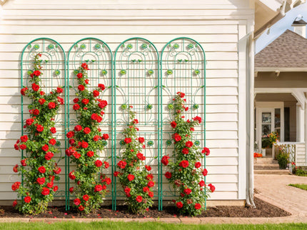 Metal Garden Trellis Rustproof Trellis For Climbing Plant Outdoor Flower Support