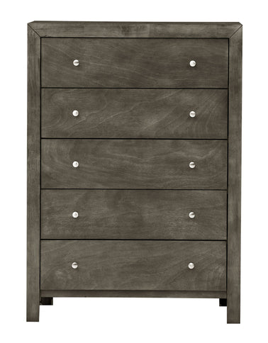 Transitional Elegant Storage Chest - Gray