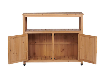 Patio Bar Table Set With Storage