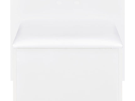 Kerr - 2 Drawer Makeup Vanity Table With Mirror And Stool