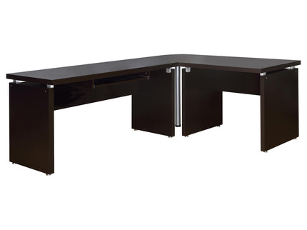 Extension Desk With Floating Top Design - Brown