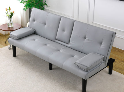 Sofa Bed With Foldable Design And Cup Holder
