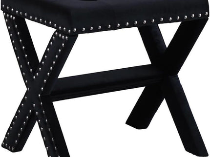 Upholstered Accent Bench With Nailhead Trim