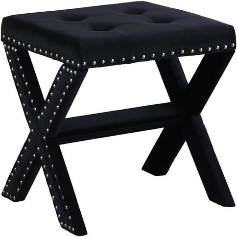 Upholstered Accent Bench With Nailhead Trim