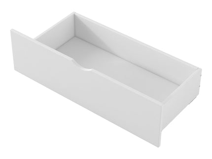 Platform Bed With Guardrail And 2 Drawers