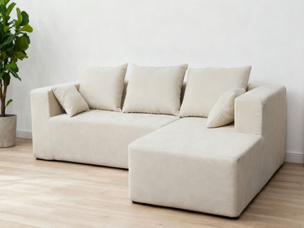 Modular Corner Sofa With Soft Fabric