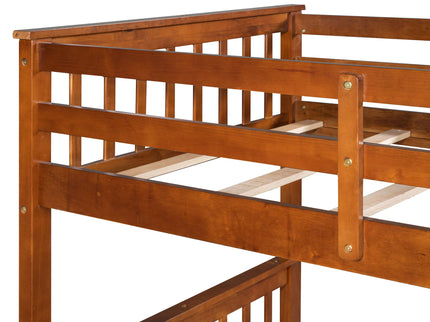 Bunk Bed With Ladders And 2 Storage Drawers
