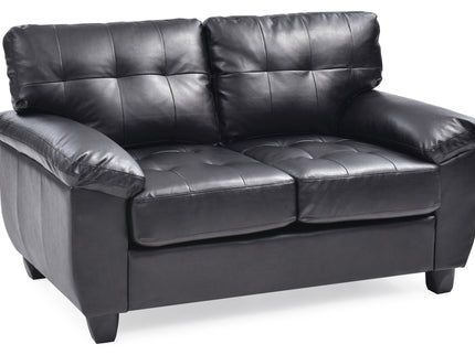 Stylish Loveseat With Padded Arms