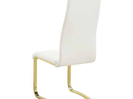 Whittingham - Dining Side Chair (Set of 4) - White / Gold
