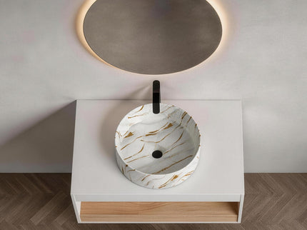 Floating Bathroom Vanity With Vessel Sink