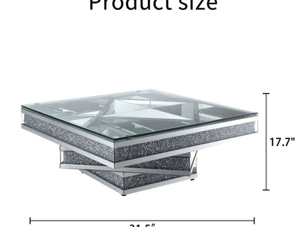 Coffee Table - Silver - Mirror