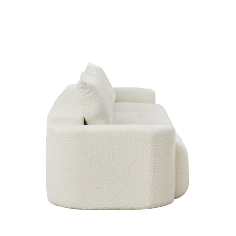 3 Seater With Thickened Armrests Sofa For Living Room